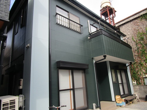 草加市外壁塗装完成です