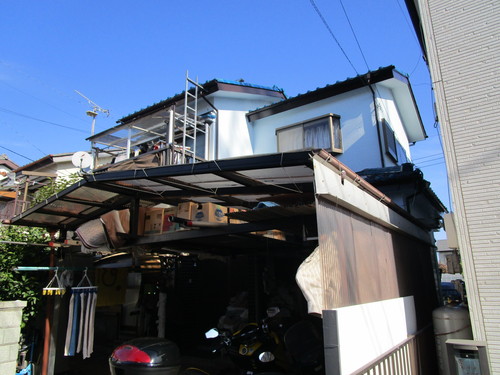 八潮市H様邸外壁塗装工事完成です