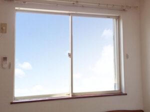 工事中は窓を開けられない
